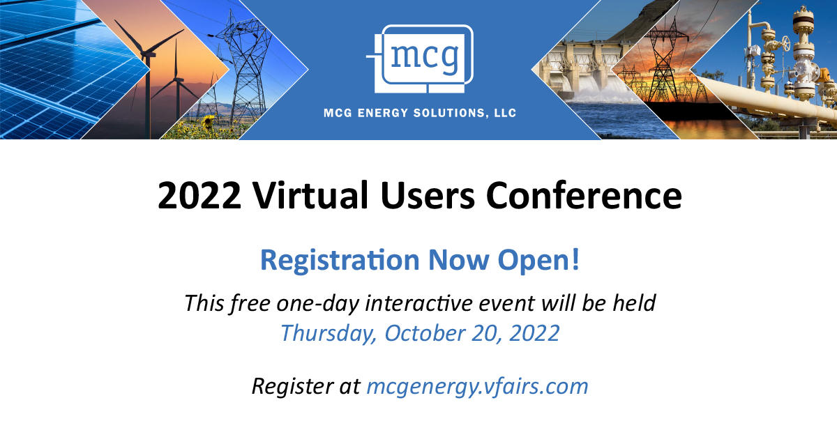 2022 MCG Energy Virtual Users Conference